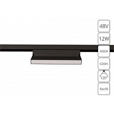 Накладной светильник arte lamp linea a4669pl-1bk